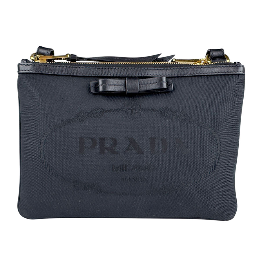 楽天市場】プラダ PRADA ショルダーバッグ レザー ブラック