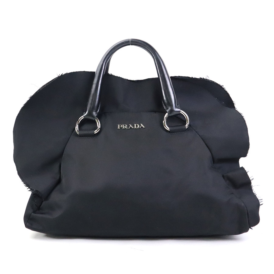 美品！PRADAプラダ レザー ナイロン ハンドバッグ トートバッグ 本革 楽天市場】プラダ PRADA トートバッグ ブラックxマルチカラー