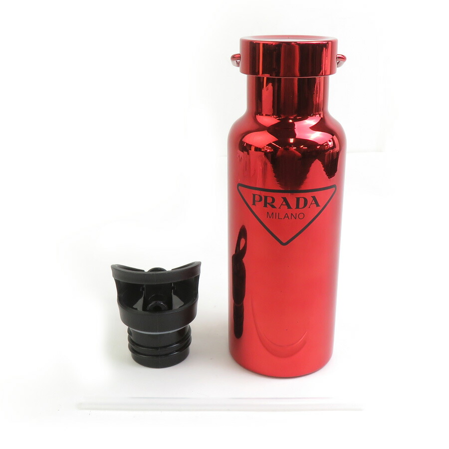 PRADA ウォーターボトル タンブラー プラダ レッド 新品未使用品 PRADA ウォーターボトル タンブラー 水筒 500ml 赤