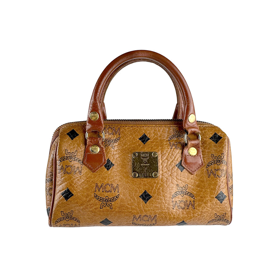MCM 黒 レザーハンドバッグ ゴールド装飾 楽天市場】MCM エムシーエム ロゴグラム ハンドバッグ ミニ
