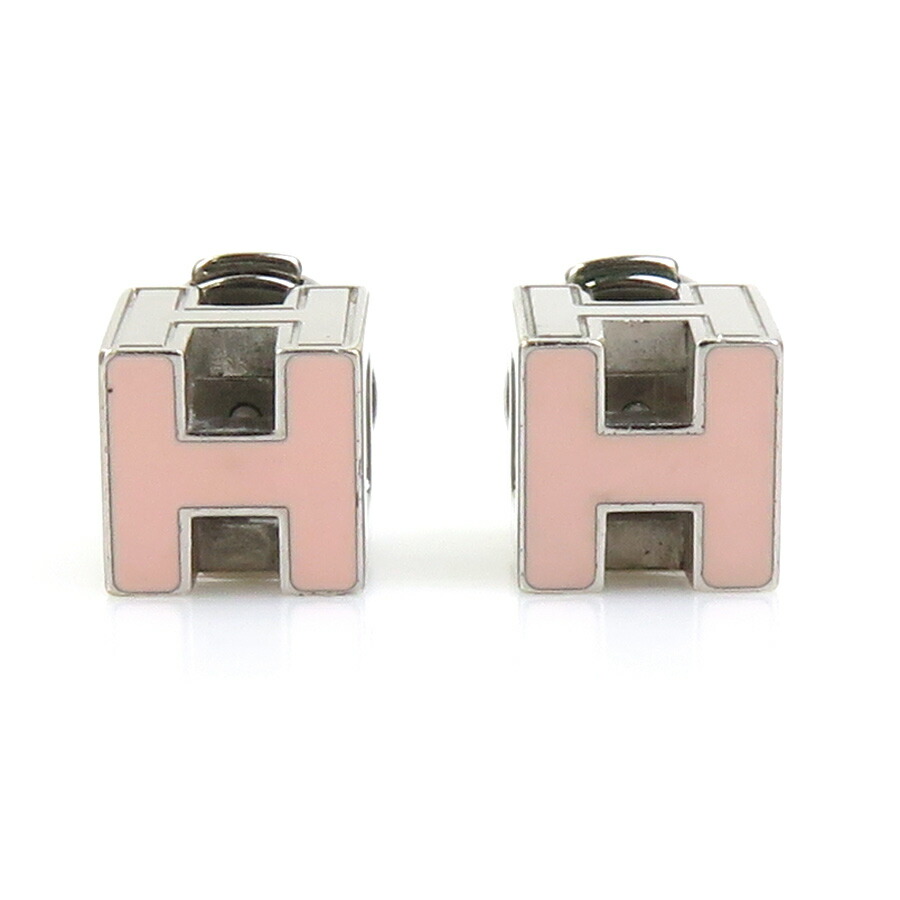 HERMES エルメス エクリプス ラウンド　ピアス レッド×ゴールド ピアス 《エシャペ》 PM | Hermès - エルメス-公式サイト