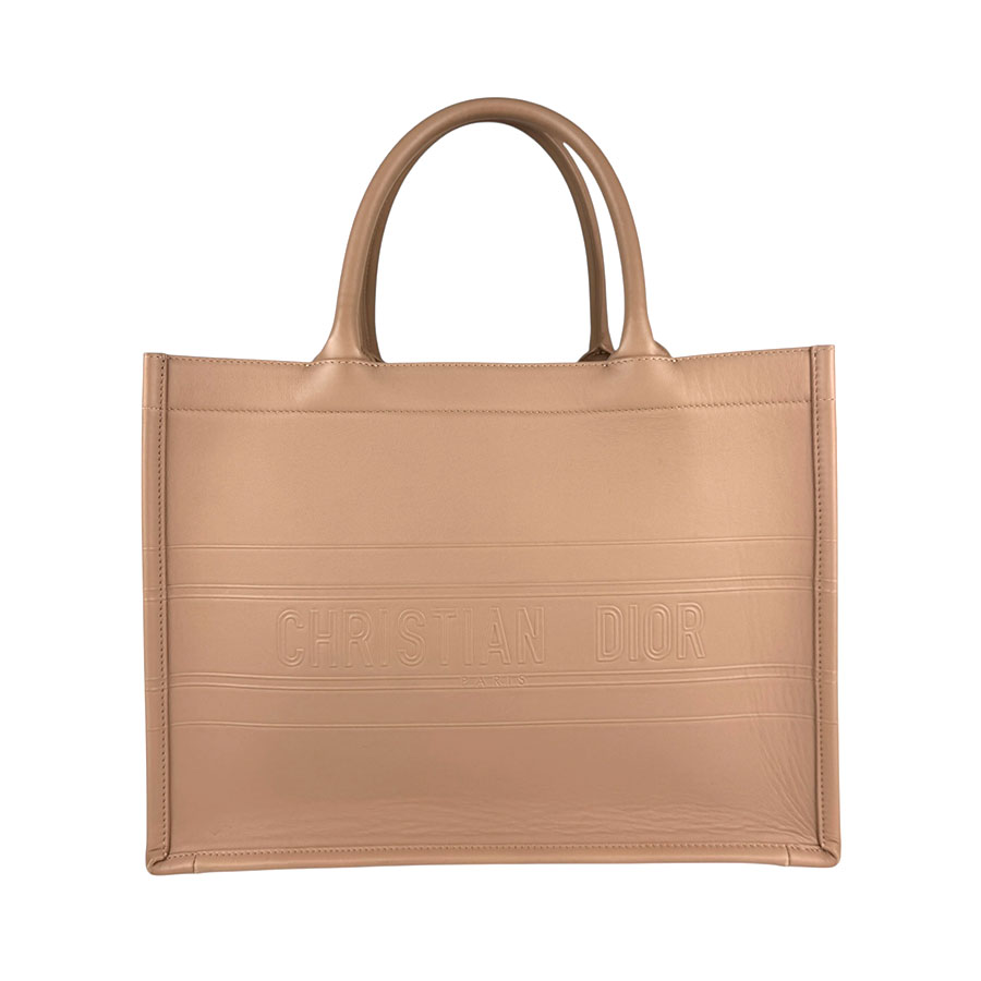 CHRISTIAN DIOR ベージュ トートバッグ クリスチャンディオール トートバッグ オブリーク エンブロイダリー L