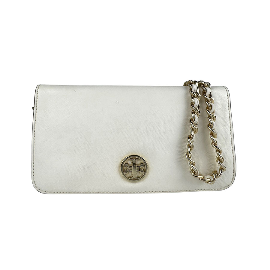 ✨美品✨トリーバーチ　ショルダーバッグ 2way フラワー　レザー　ロゴ金具 ✨美品✨トリーバーチ ショルダーバッグ 2way フラワー レザー