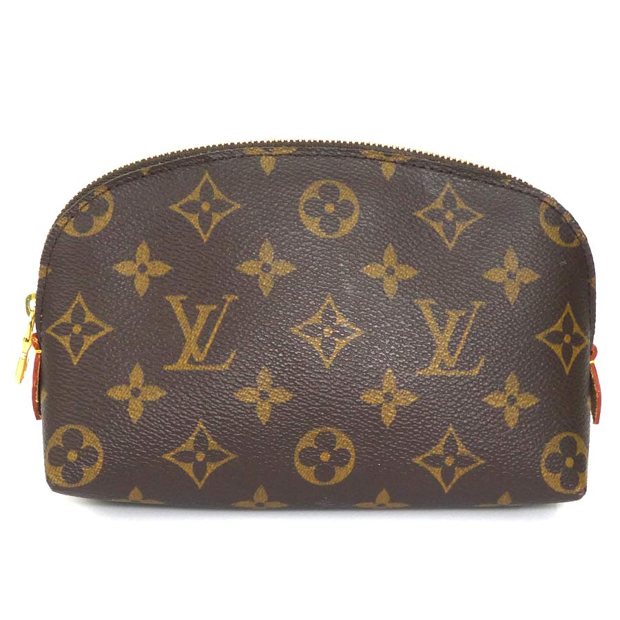 ルイ ヴィトン LOUIS VUITTON 合切袋 モノグラム ポシェット コスメティック モノグラム帆布 赤銅色 ユニ一発やる M47515 貨物輸送無料【中古】 h31379g