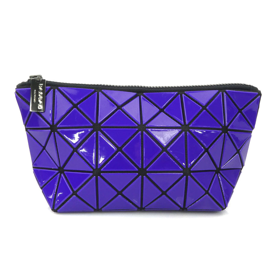 BAOBAO ISSEYMIYAKE バオバオ イッセイミヤケ ポーチ PVC パープル ユニセックス 送料無料【中古】 56278j