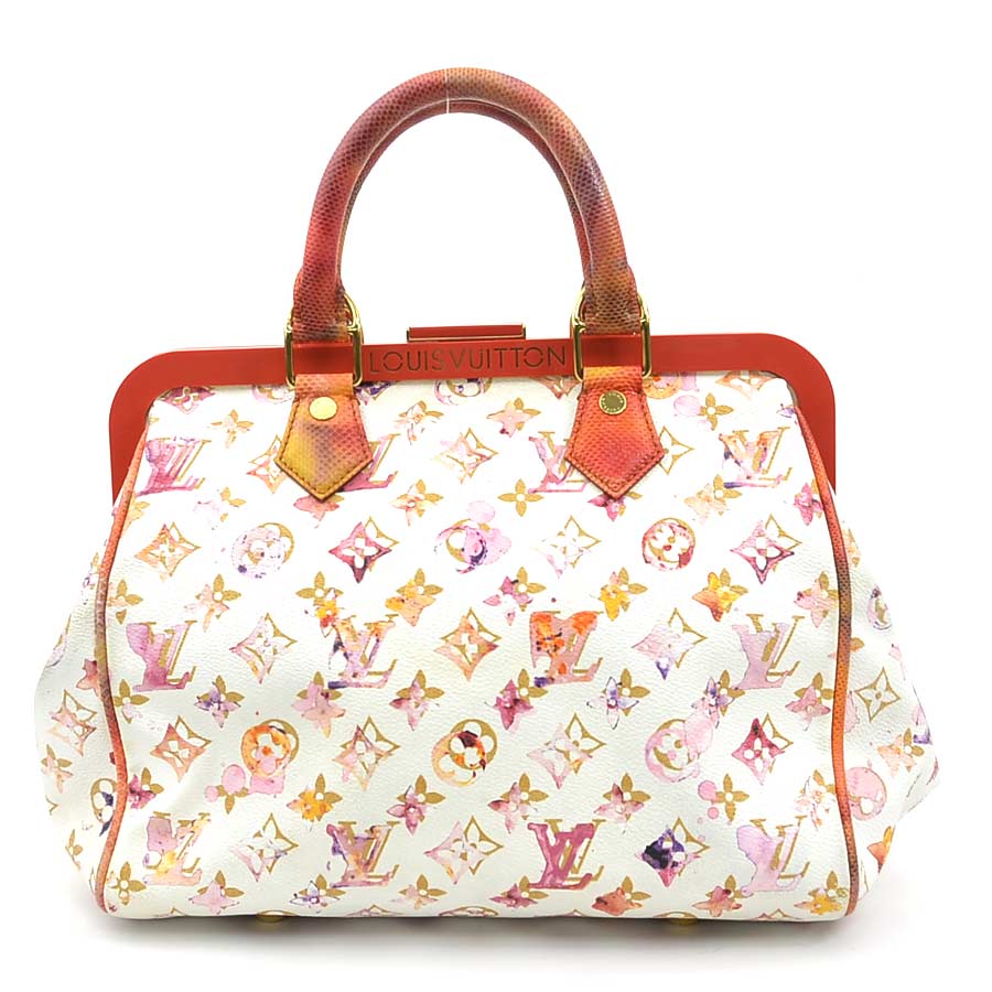 ルイ ヴィトン LOUIS VUITTON ハンドバッグ モノグラム ウォーターカラー スピーディ30/モノグラム ウォーターカラー ブロン レディース M95729 送料無料【中古】 90166a