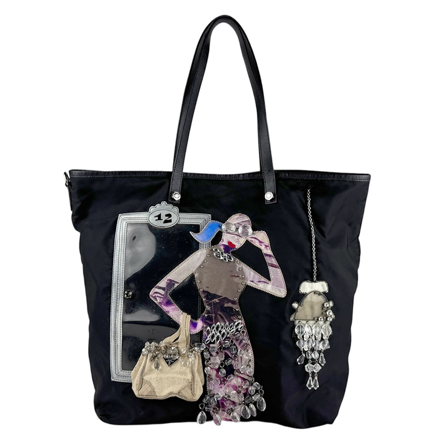 PRADA プラダ　ボストンバッグ　ポコノ　テスート　24121119 楽天市場】プラダ PRADA ポコノ pocono ナイロン トートバッグ