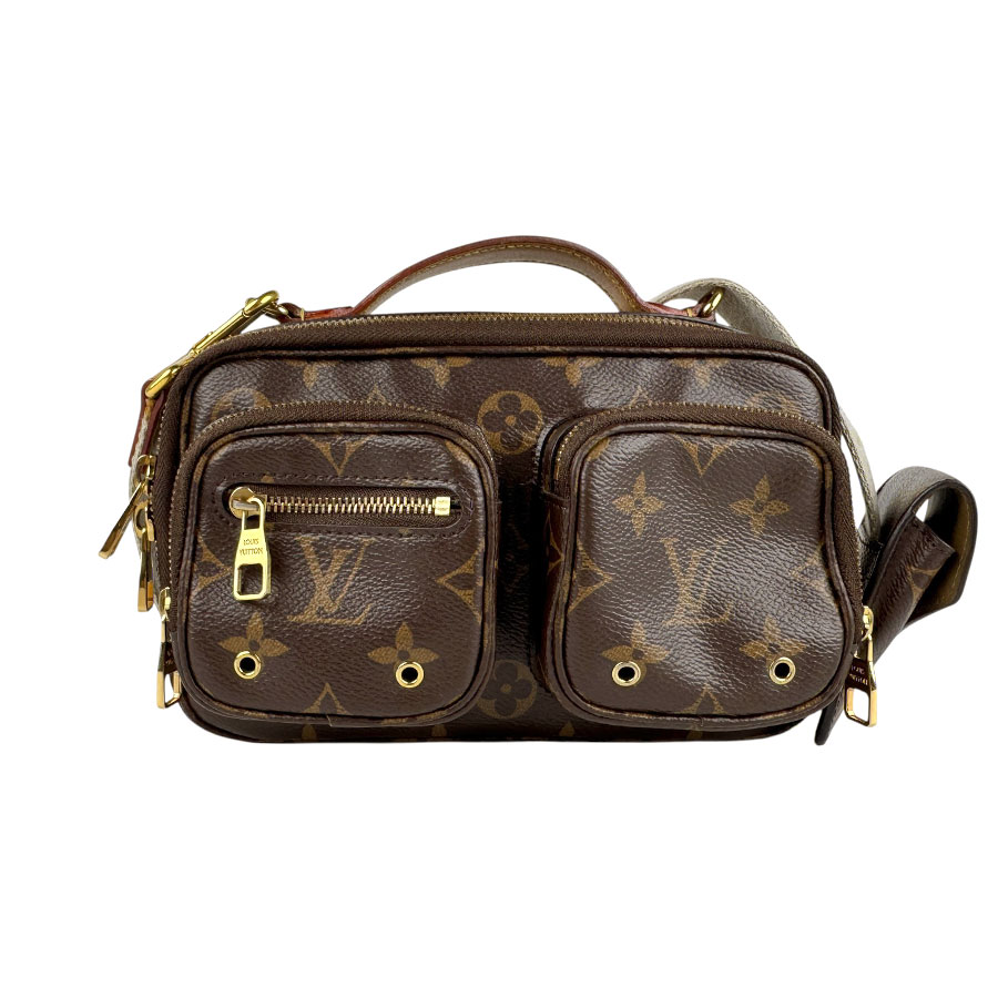 ルイ ヴィトン LOUIS VUITTON 斜め掛けショルダーバッグ モノグラム ユーティリティ クロスボディ モノグラムキャンバス ブラウン レディース M80446 送料無料【中古】 z6567