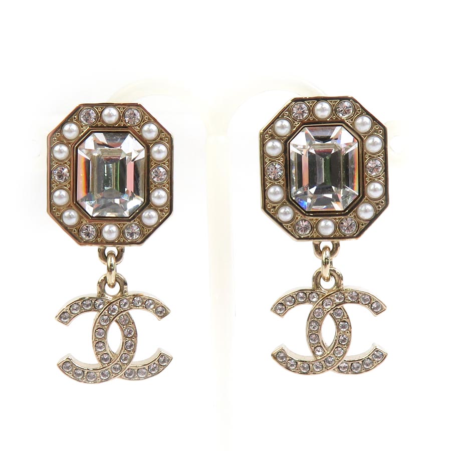 CHANEL シャネル ココマーク CC ラインストーン ピアス Y04263 楽天市場】☆ポイント5倍☆シャネル CHANEL【EARRINGS】 ココ