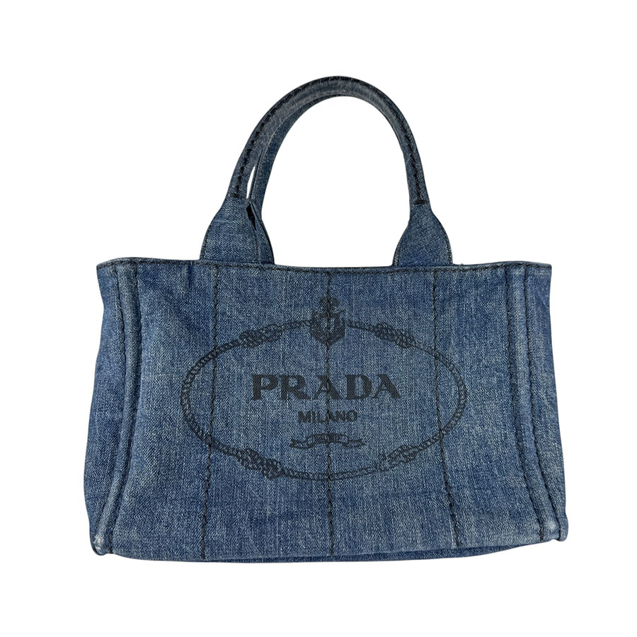 プラダ　カナパSサイズ　ショルダーバッグ　2way PRADA プラダ ショルダーバッグ カナパ CANAPA Sサイズ デニム