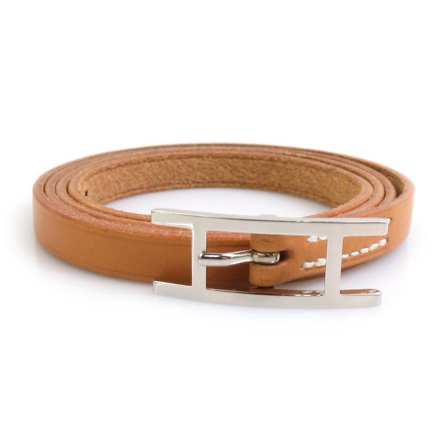 HERMES エルメス ホワイト レザーブレスレット　アピ 楽天市場】【ジュエリー】HERMES エルメス アピ3 ロング ブレスレット