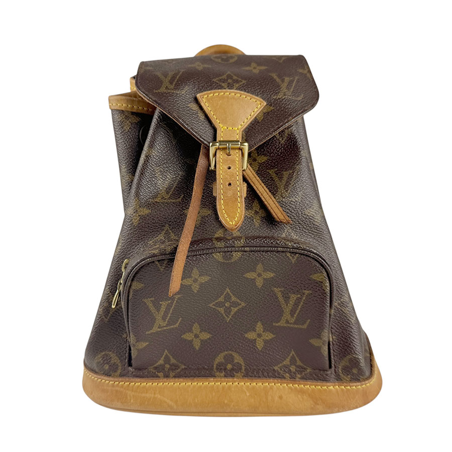 ルイ ヴィトン LOUIS VUITTON リュック モノグラム ミニ モンスリ モノグラムキャンバス ブラウン ゴールド レディース M51137 送料無料【中古】 z6996
