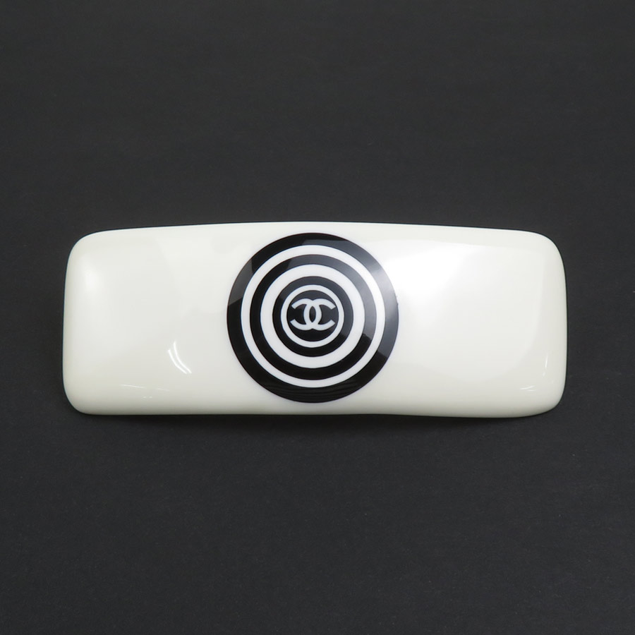 楽天市場】シャネル CHANEL バレッタ ココマーク メタル シルバー