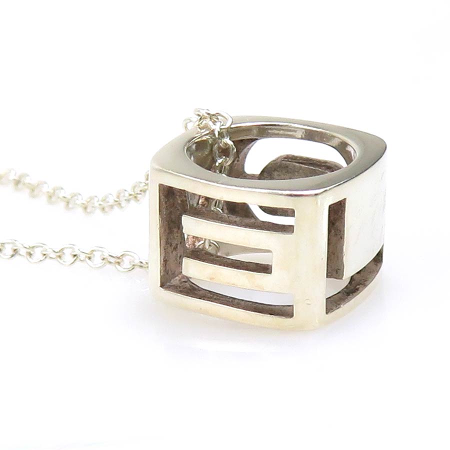 楽天市場】ティファニー ラブキューブ ネックレス シルバー レディース