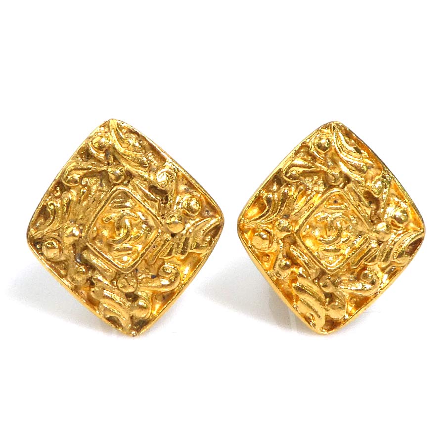 楽天市場】シャネル CHANEL イヤリング ココマーク ゴールド