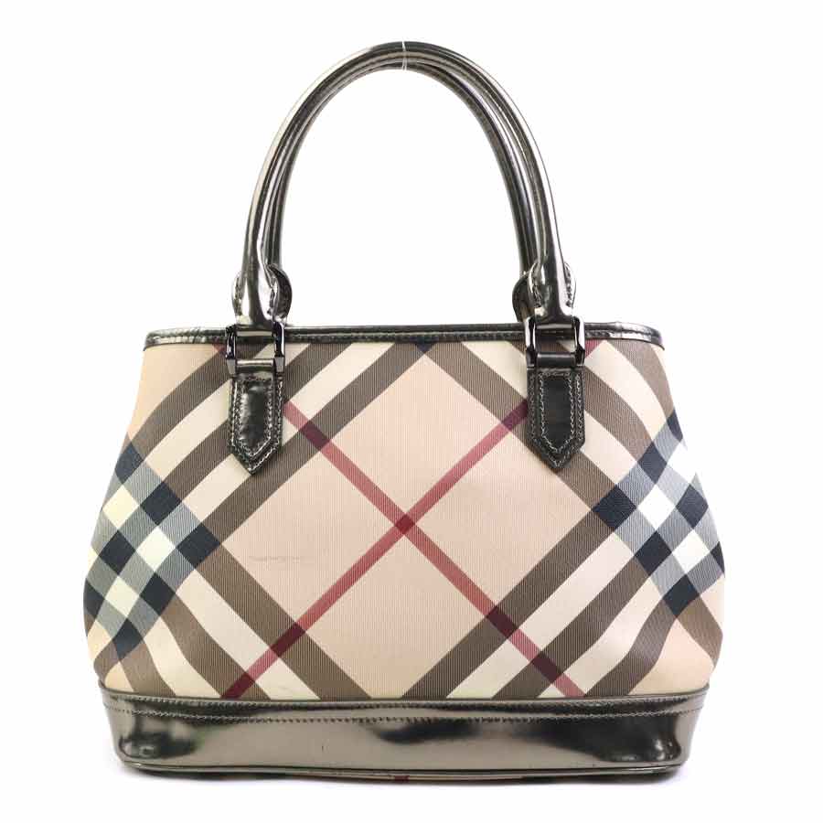 楽天市場】バーバリー BURBERRY ハンドバッグ キャンバス/レザー