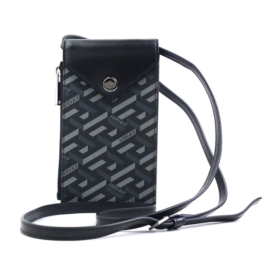 楽天市場】ヴェルサーチ・VERSACE グレカ コインケース 状態SS