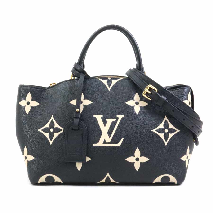 楽天市場】ルイヴィトン LOUIS VUITTON プティパレPM 黒 × ベージュ