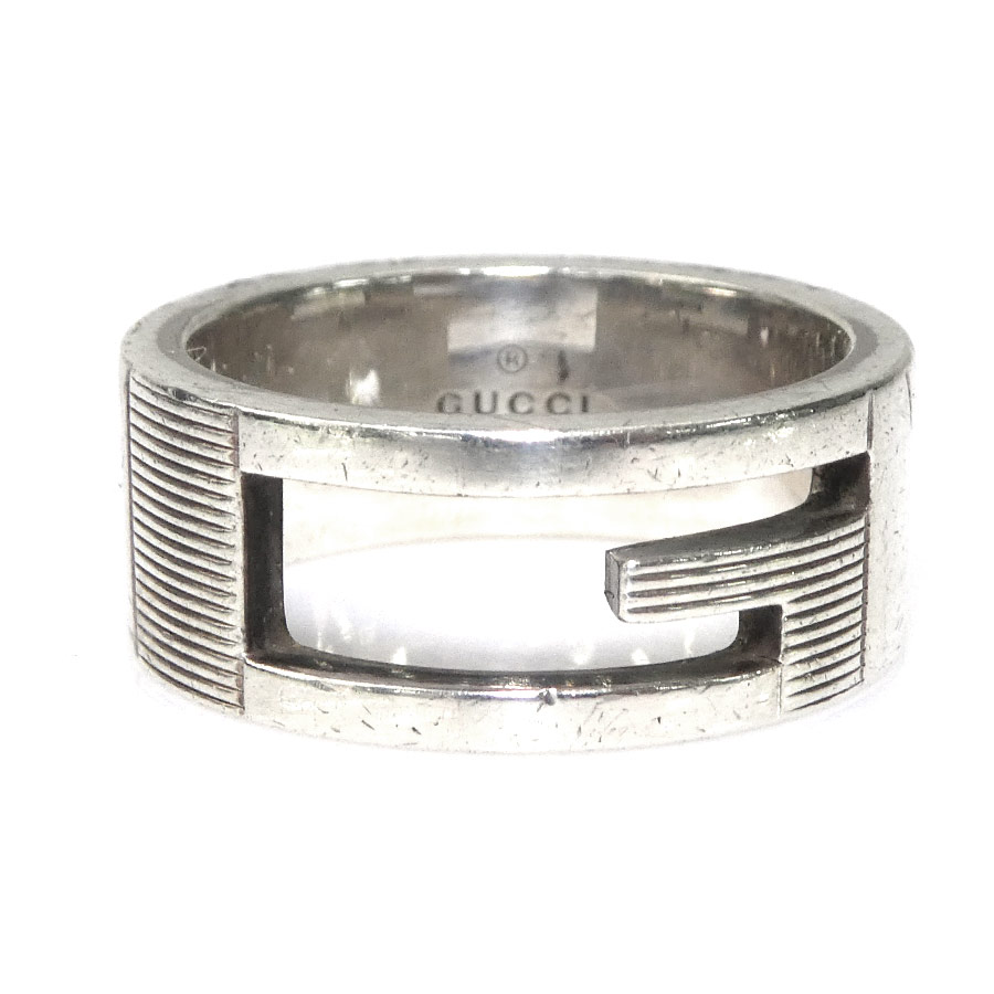 楽天市場】グッチ GUCCI リング フローラル スカル K18WG サファイア