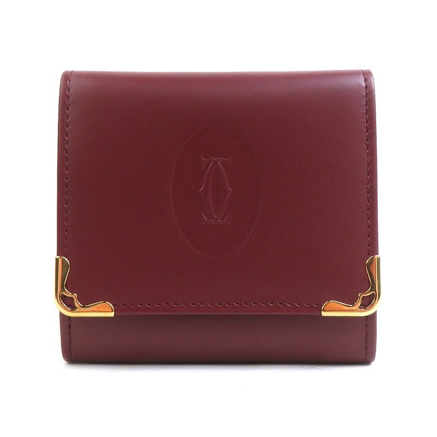 人気No.1カルティエ CARTIER コインケース マストライン レザー