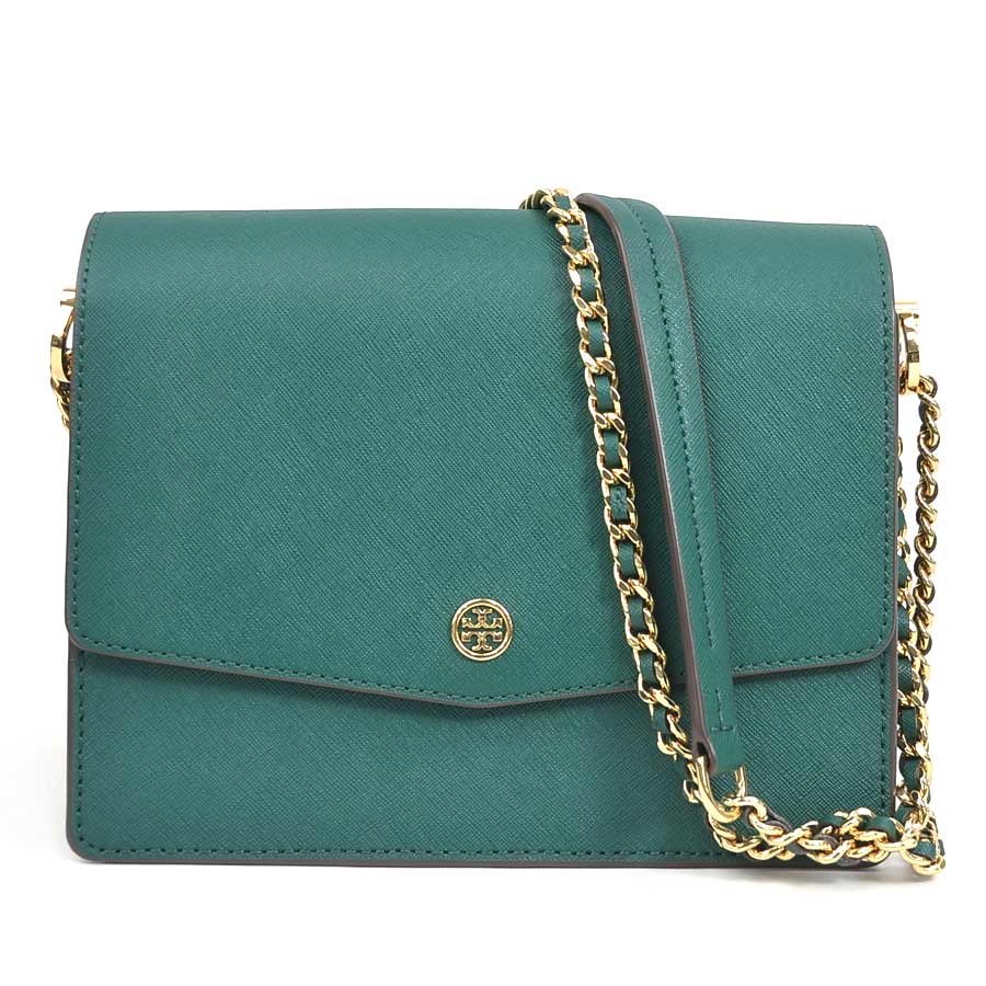 トリーバーチ Tory Burch ショルダーバッグ なめし革 緑であること レディース 貨物輸送無料【中古】 56436a