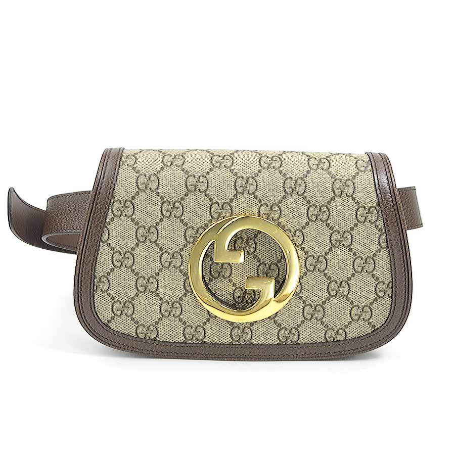 グッチ GUCCI 酉の方角御徒面子 胴締め御徒面子 上半身御徒面子 ブロンディ GGスプリームキャンバス 赤銅色 ユニ一発やる 703607 貨物輸送無料【中古】 r10869a