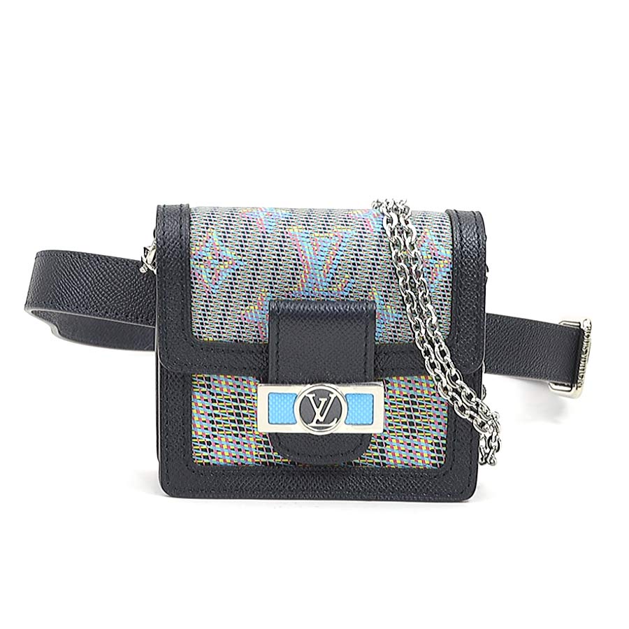 ルイ ヴィトン LOUIS VUITTON 酉の方角御徒面子 三尺帯御徒面子 ショルダーバッグ モノグラム LV受けが良い ドーフィーヌMINI/モノグラム LV受けが良い 黒いこと×マルチ色つや レディース M68619 貨物輸送無料【中古】 90207a
