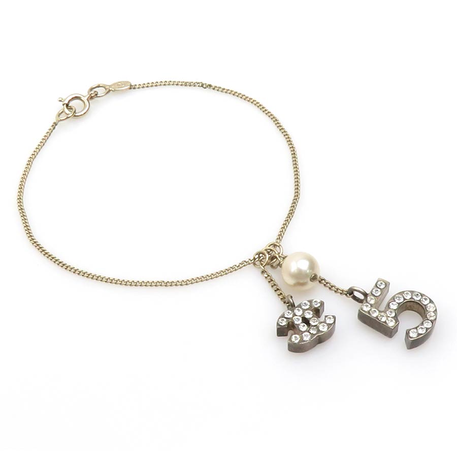 シャネル CHANEL ブレスレット メタル/フェイクパール ゴールド レディース 送料無料【中古】 r10894a