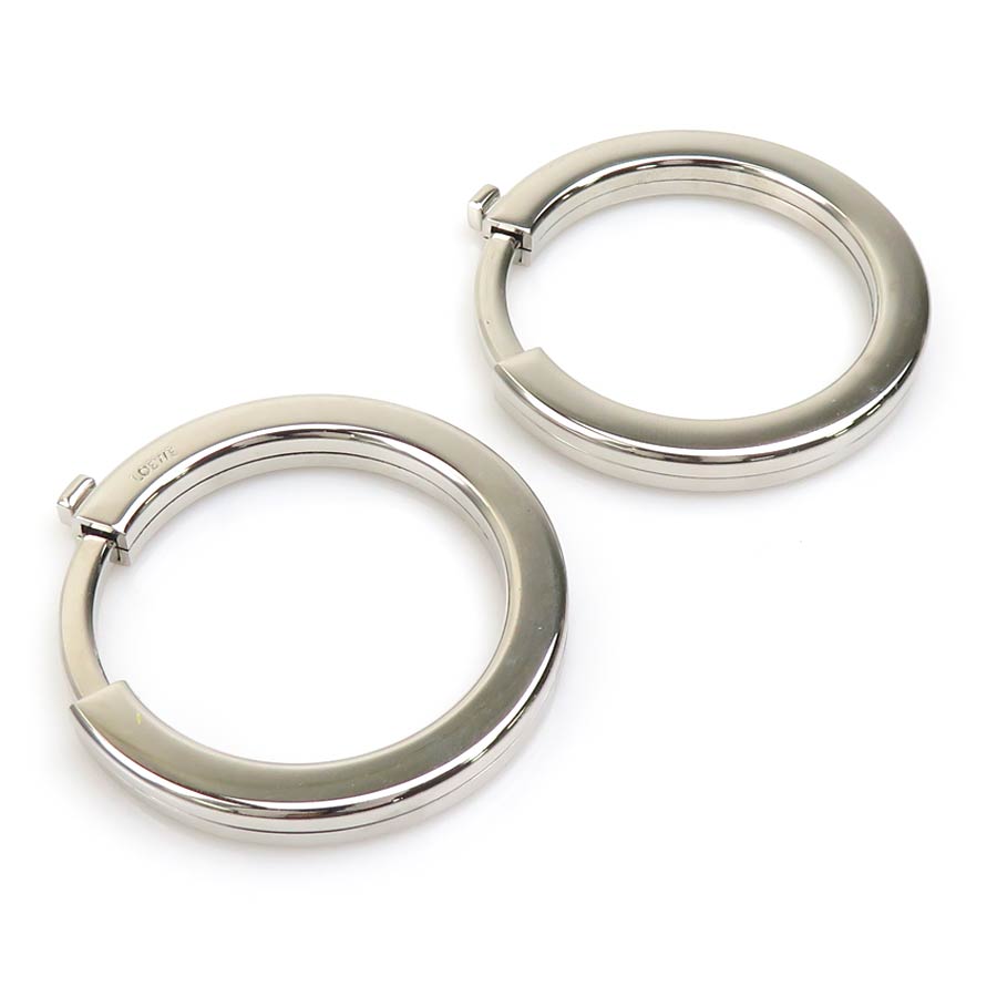 LOEWE ストラップ メタリックリング (メタル)ゴールド 右側ロゴ刻印分のみ 2色展開☆LOEWE☆ストラップ メタリックリング (LOEWE/キーホルダー