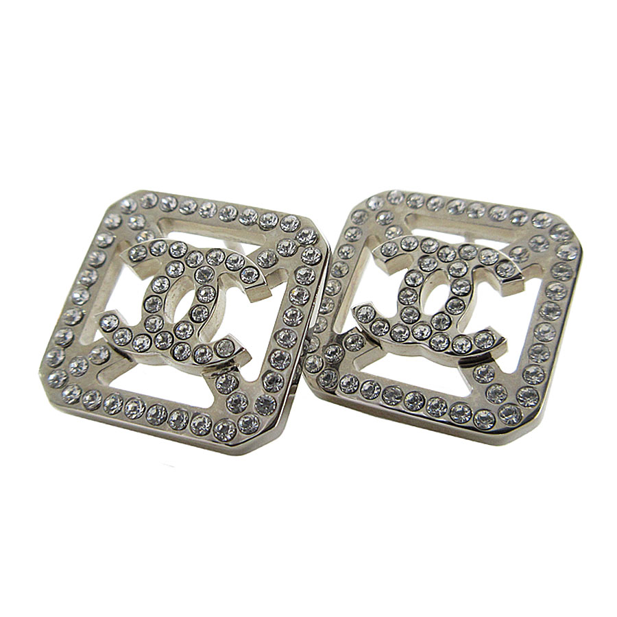 楽天市場】美品 シャネル ピアス ココマーク A26962 シルバー