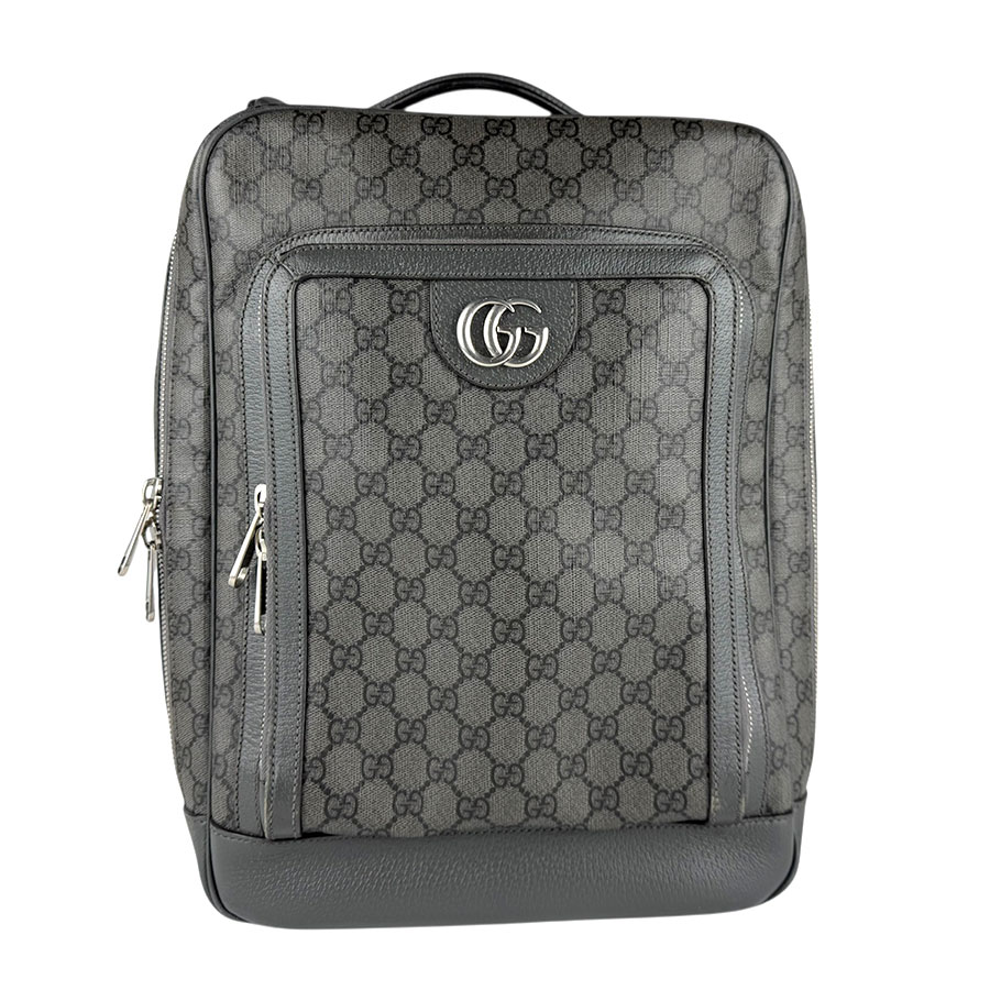 グッチ GUCCI 背嚢 オフィディア GGスプリームキャンバス 薄墨色 メンズ 745718 貨物輸送無料【中古】 z7847