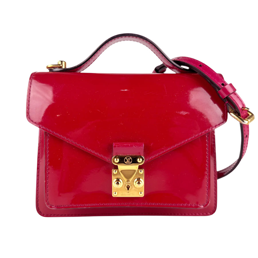 ルイ ヴィトン LOUIS VUITTON ハンドバッグ ショルダーバッグ モノグラム ヴェルニ モンソーBB モノグラムヴェルニ ローズアンディアン レディース M91579 送料無料【中古】 z7992
