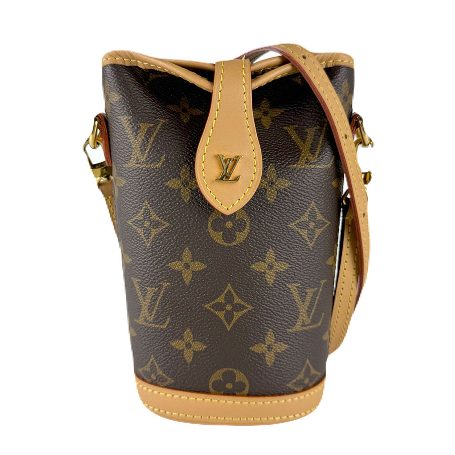 ルイ ヴィトン LOUIS VUITTON ショルダーバッグ モノグラム フォールド ミーポーチ モノグラムキャンバス ブラウン ゴールド レディース M80874 送料無料【中古】 z8236|ブランドバリュー
