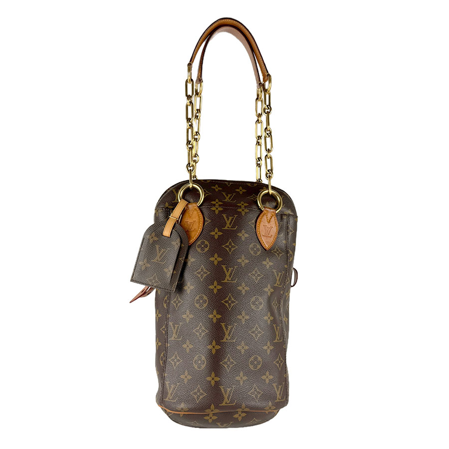 ルイ ヴィトン LOUIS VUITTON ショルダーバッグ モノグラム パンチングバッグGM モノグラム帆布 赤銅色 ゴールド レディース M40231 貨物輸送無料【中古】 z8238