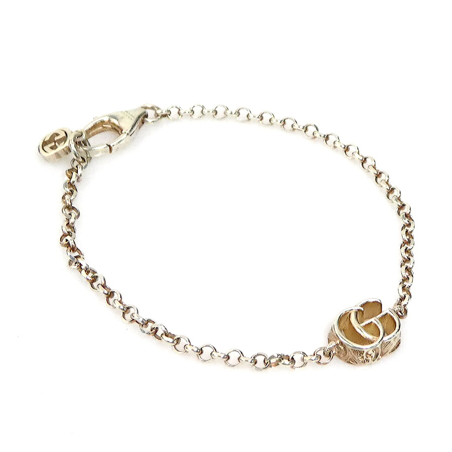 グッチ GUCCI ブレスレット シルバー925 シルバー レディース 送料無料【中古】 h31879k