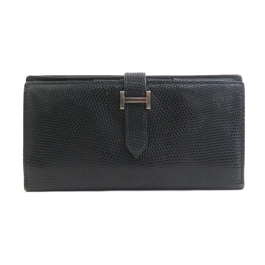 楽天市場】【HERMES】エルメス ベアン リザード フューシャ ピンク