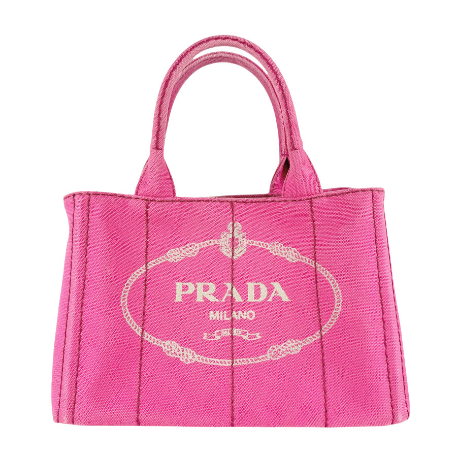 プラダ PRADA ハンドバッグ ショルダーバッグ カナパ キャンバス ピンク レディース B2439G 送料無料【中古】 z8459