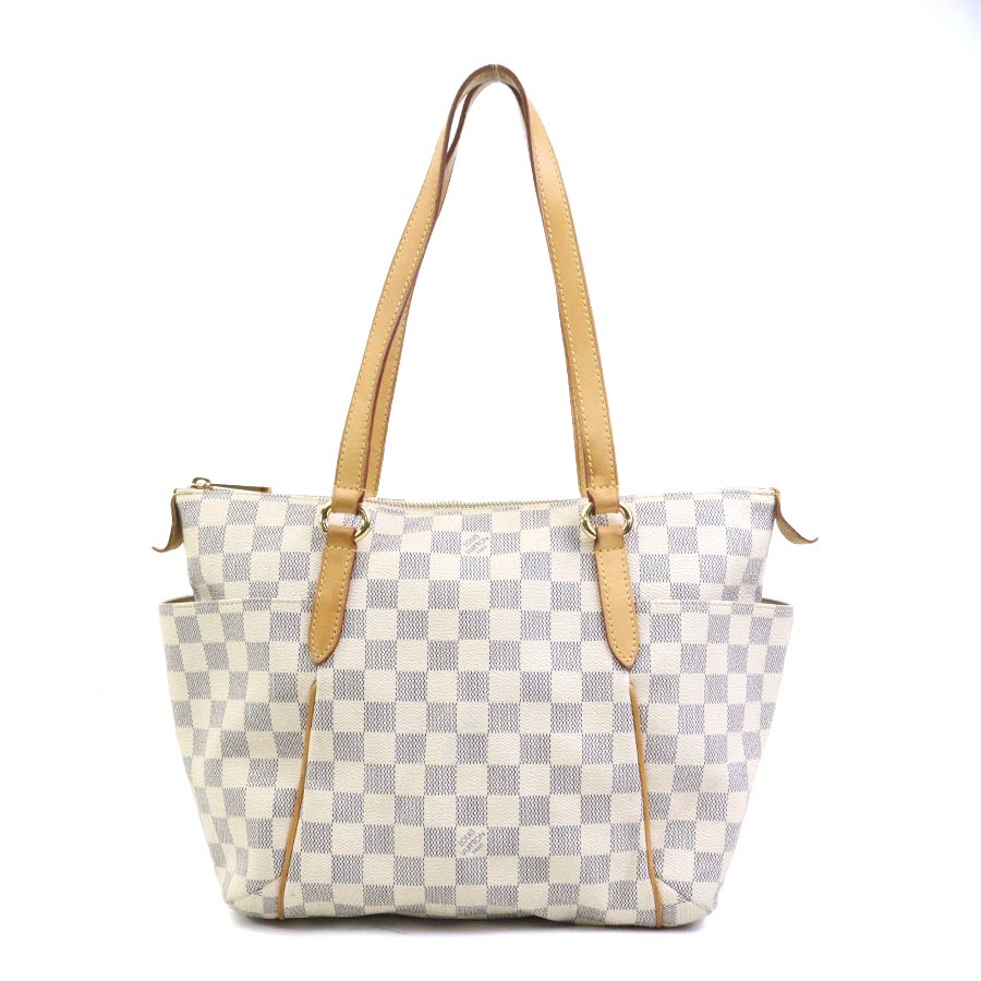 ルイ ヴィトン LOUIS VUITTON ショルダーバッグ ダミエアズール トータリーPM ダミエアズールキャンバス アズール ゴールド レディース N51261 送料無料【中古】 e61403a