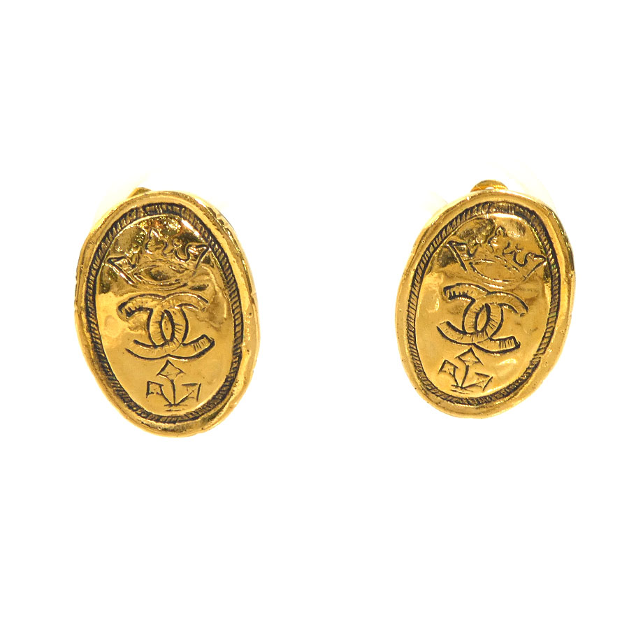 シャネル CHANEL イヤリング ココマーク メタル ゴールド レディース 送料無料【中古】 e61429i｜ブランドバリュー