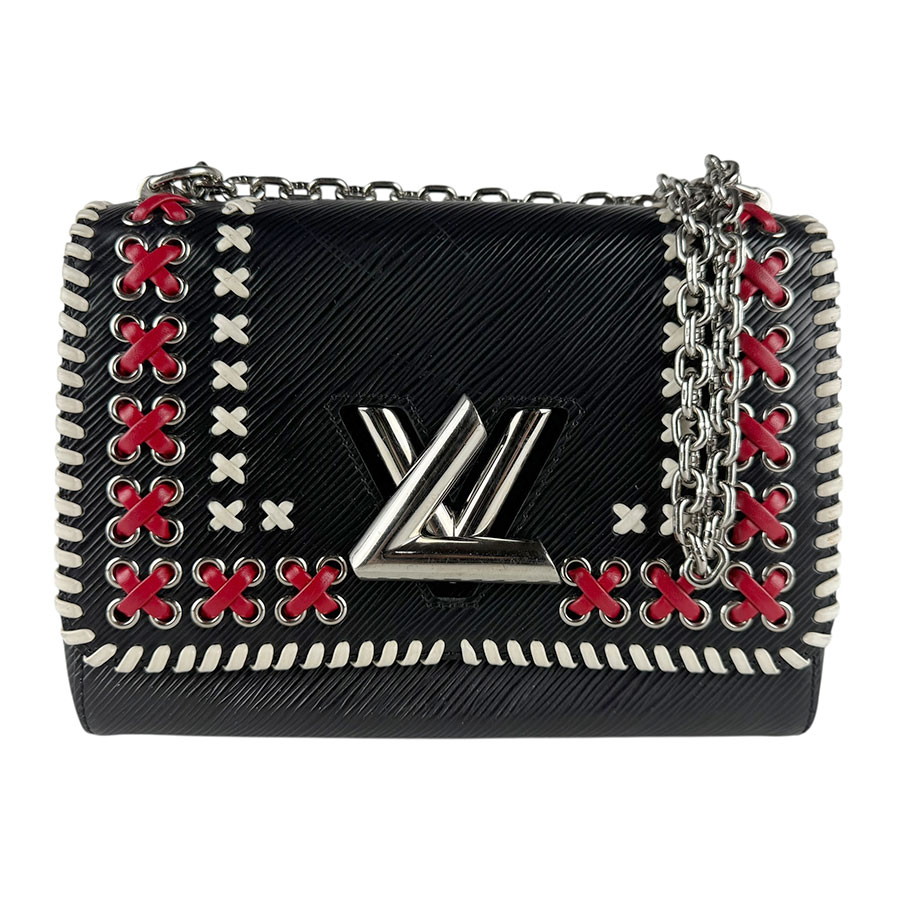 ルイ ヴィトン LOUIS VUITTON ショルダーバッグ エピ 捻じれ MM エピレザー 黒いこと/象牙色/赤いこと しろがね色 レディース M42778 貨物輸送無料【中古】 z8552