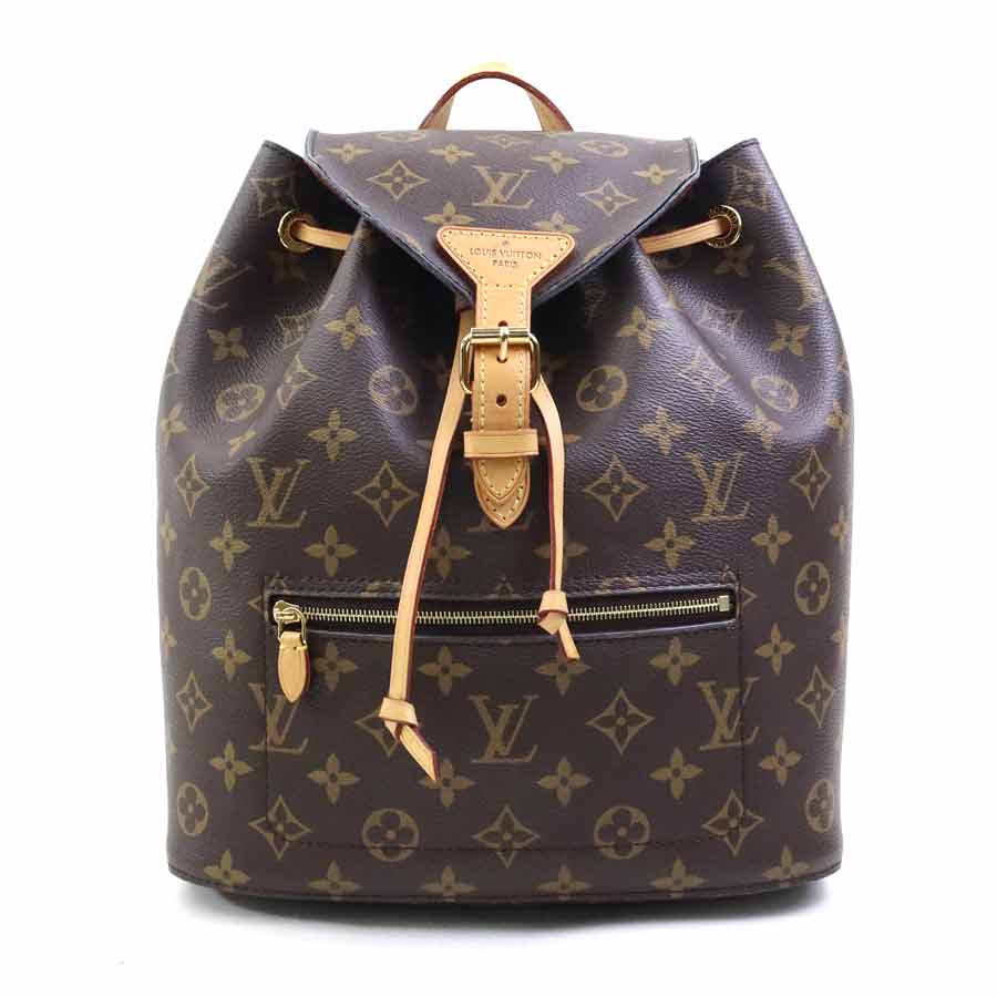 ルイ ヴィトン LOUIS VUITTON リュック モノグラム モンスリー モノグラムキャンバス ブラウン ゴールド レディース M43431 送料無料【中古】 e61442j