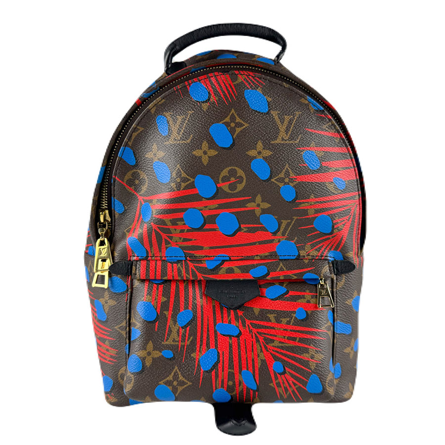 ルイ ヴィトン LOUIS VUITTON 背嚢 モノグラム ジャングル一点 パームスプリングスPM/モノグラム ジャングル一点 ポピーデニム レディース M41980 貨物輸送無料【中古】 z8716