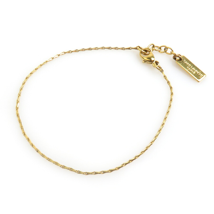 サンローラン SAINT LAURENT ブレスレット メタル ゴールド レディース 送料無料【中古】 r11031a