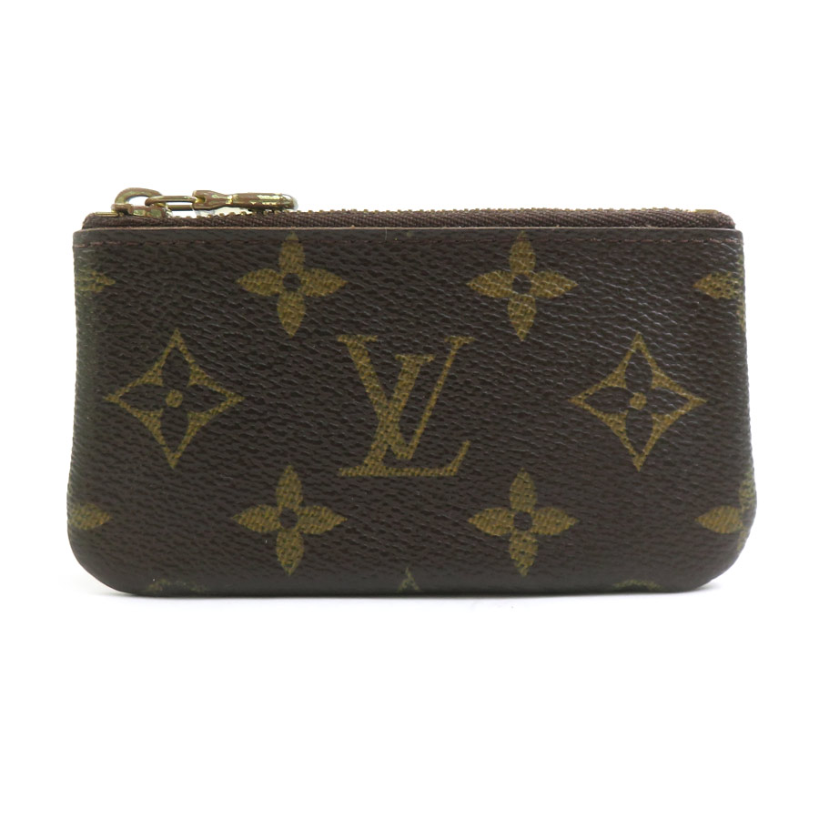 ルイ ヴィトン LOUIS VUITTON キーケース モノグラム ポシェット クレ モノグラムキャンバス ブラウン ゴールド ユニセックス M62650 送料無料【中古】 e61566a