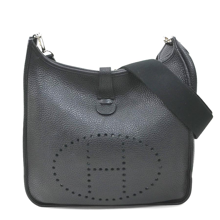 エルメス HERMES ショルダーバッグ エヴリン3 GM トリヨンクレマンス 黒いこと ユニ一発やる 貨物輸送無料【中古】 r11051a ショルダーバッグ・メッセンジャーバッグ-バッグ・小物・ブランド雑貨