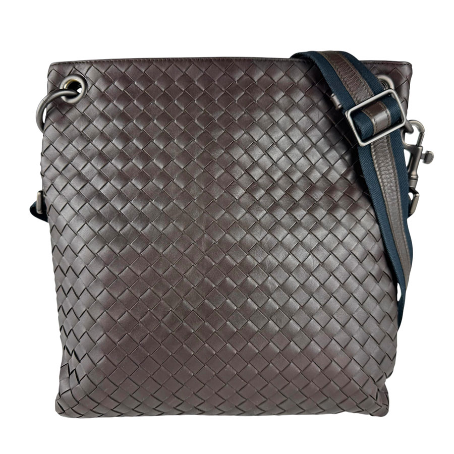 ボッテガヴェネタ BOTTEGAVENETA ショルダーバッグ イントレチャート レザー ブラウン メンズ 送料無料【中古】 z8866 43,080円