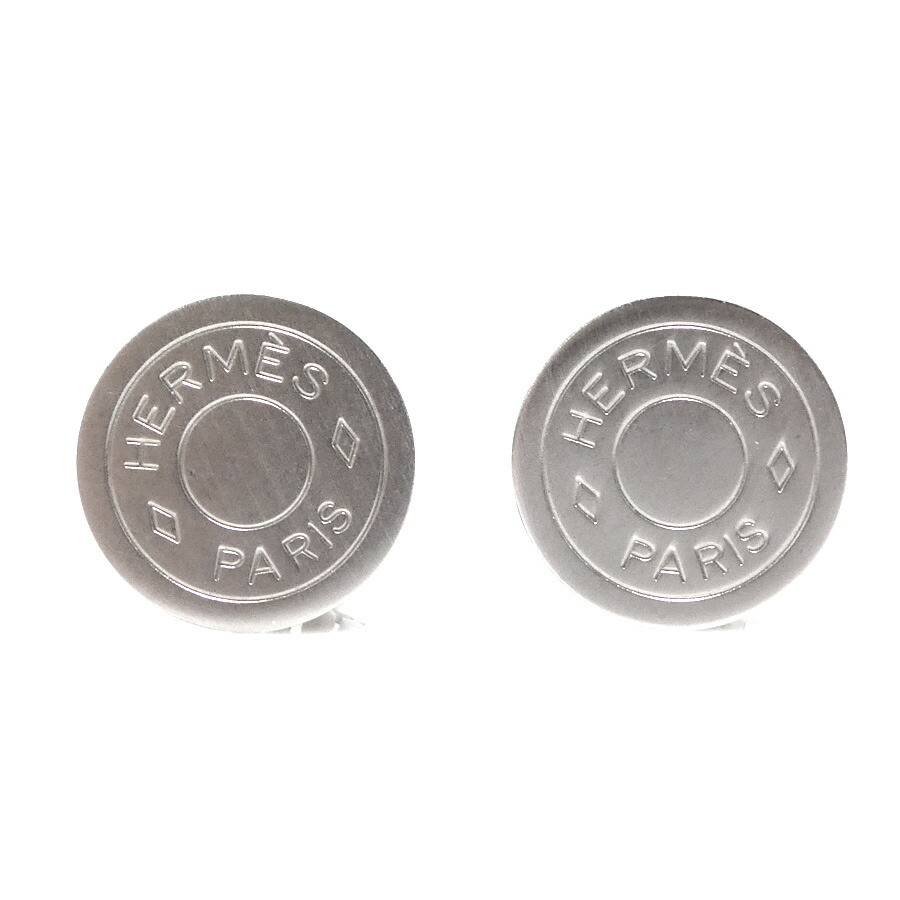 エルメス HERMES イヤリング セリエ メタル シルバー レディース 送料無料【中古】 h32006a|ブランドバリュー