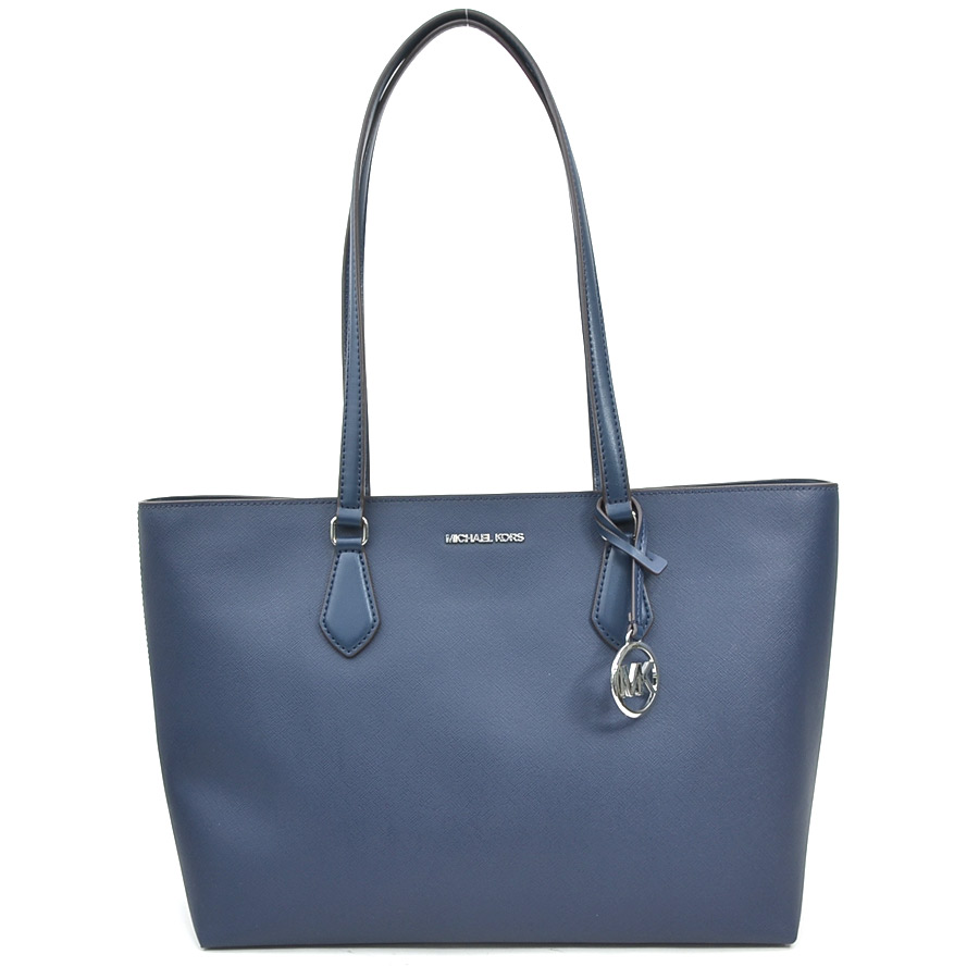 マイケルコース Michael Kors ショルダーバッグ レザー ネイビー レディース 送料無料【中古】 r11073k|ブランドバリュー