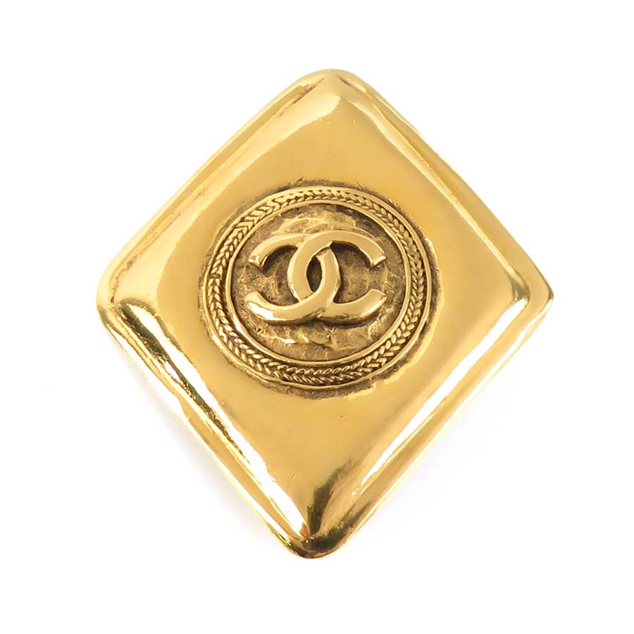 シャネル CHANEL ブローチ ココマーク メタル ゴールド レディース 送料無料【中古】 e61608i