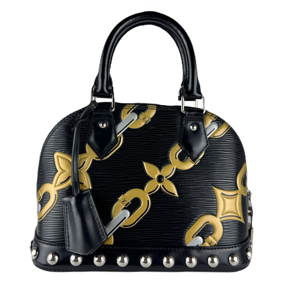 ルイ ヴィトン LOUIS VUITTON ハンドバッグ ショルダーバッグ エピ アルマBB エピレザー ブラック/ゴールド シルバー レディース 送料無料【中古】 z8930｜ブランドバリュー